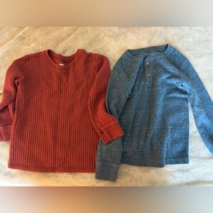 Toddler Boys 4T pair of thermal shirts